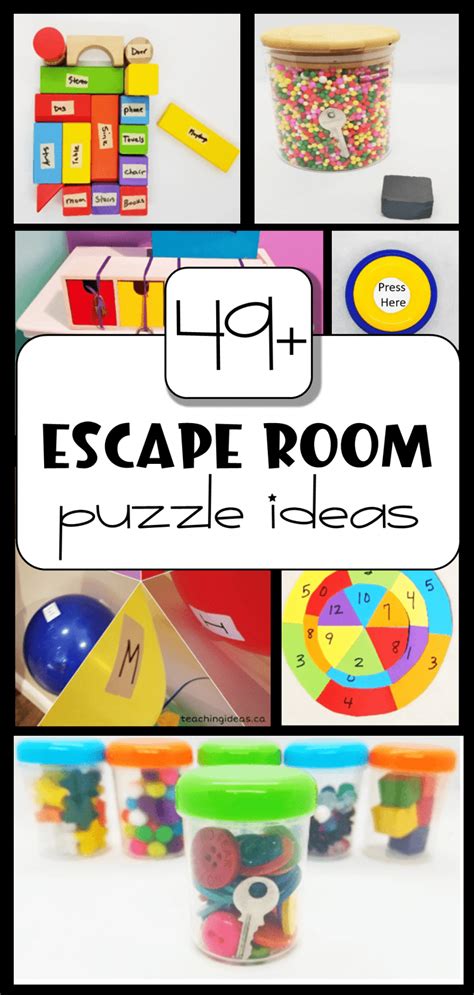 Escape room puzzles
