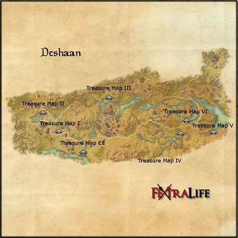 Eso Deshaan Treasure Map 1