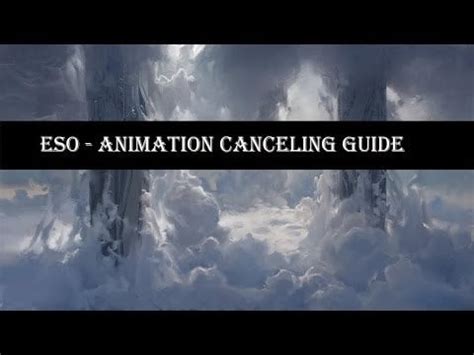 Master ESO Combat with Animation Canceling: A Step-by-Step Guide