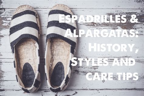 Espadrilles Care Tips