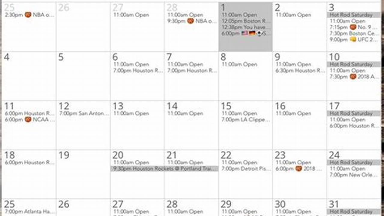 Espn Google Calendar