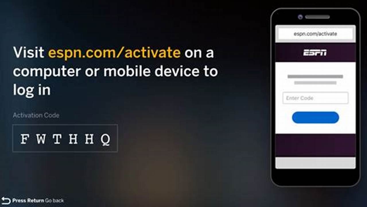 Espn. Com/Activate Code
