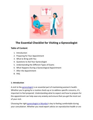 Essential Checklist Before Visiting