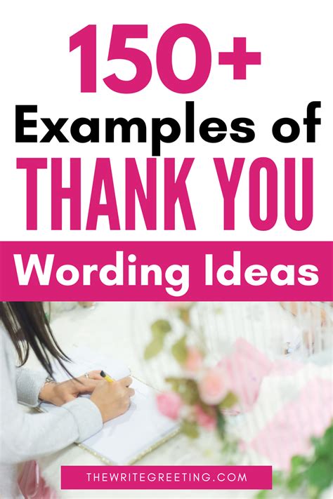 Essential Components of Great Thank You Wording