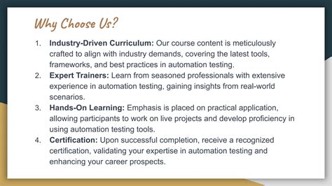 What Must a Top-Tier Automation Testing Course Cover?