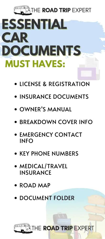 Essential Documents for Car Pickup