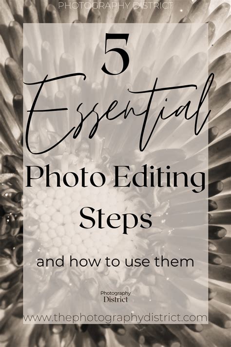 Essential Editing Steps