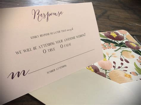 Essential Elements of Your Reply Card Wedding