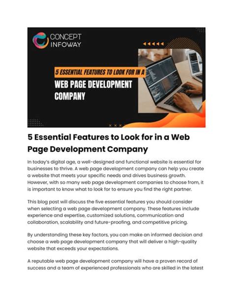 Essential Features to Look for