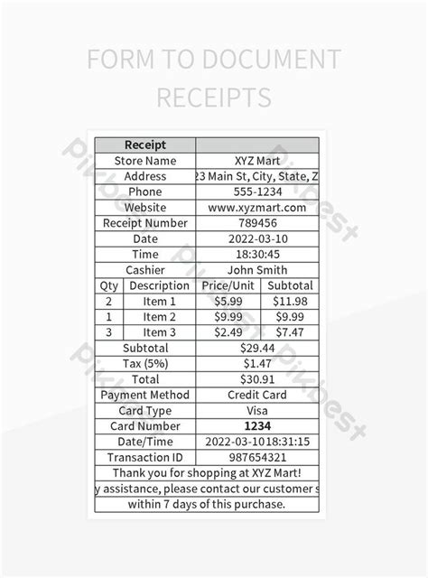 Essential Forms and Receipts You Need