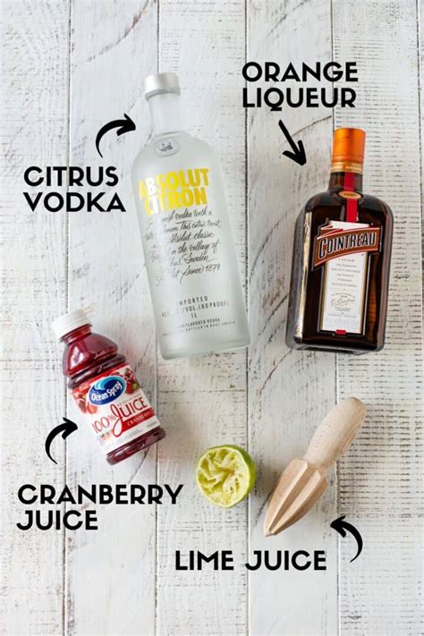 Essential Ingredients for Your Cosmo Recipe