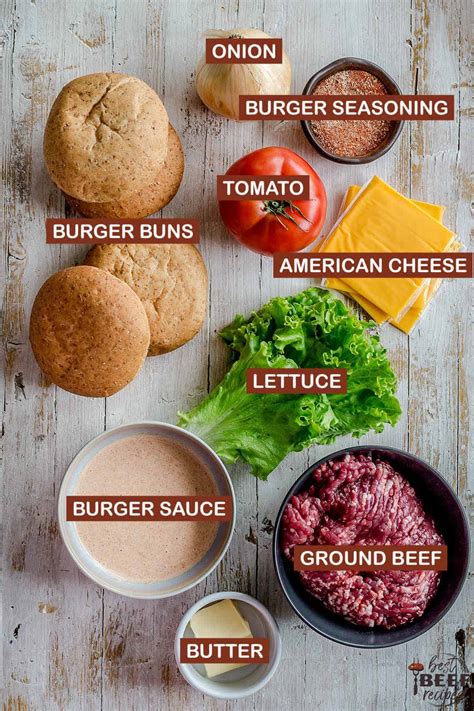 Essential Ingredients for Your Perfect Smash Burger Recipe