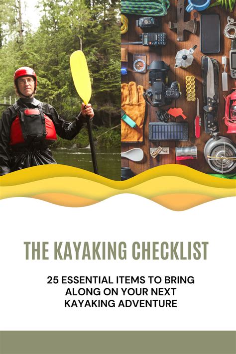 Essential Items Kayaking