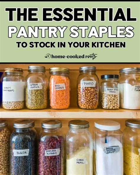 Essential Pantry Staples
