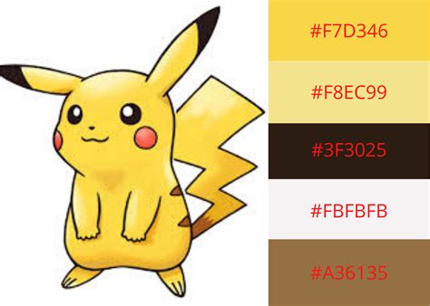Essential Pikachu Color Palette Guide