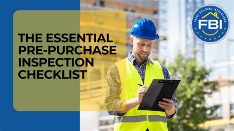 Essential Pre-Purchase Checklist