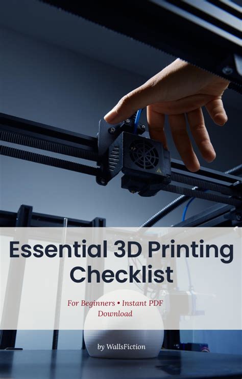 Essential Printing Checklist