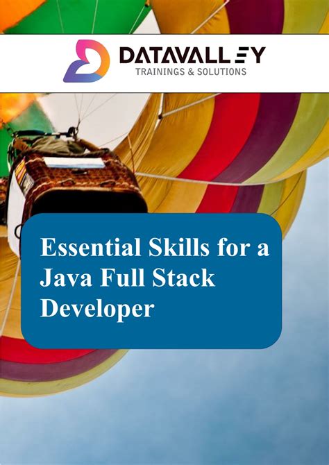 Essential Skill Stack for Java Software Engineering Jobs