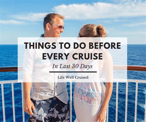 Essential Steps Before Your Cruise Get