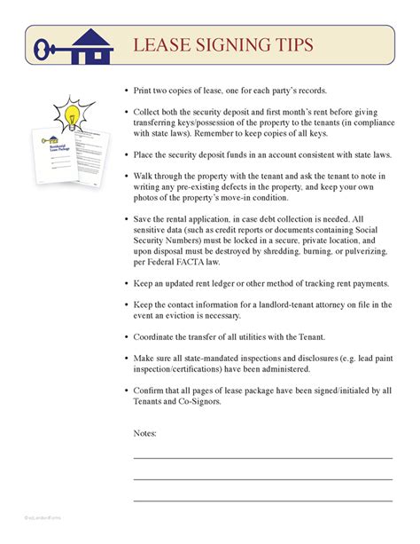 Essential Tips Before Signing the Lease Agreement