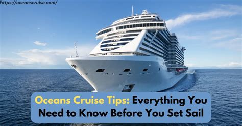 Essential Tips Before You Set Sail