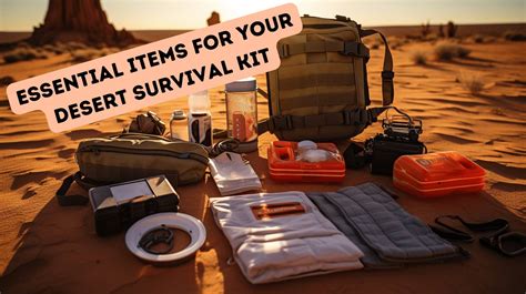 Essential desert items