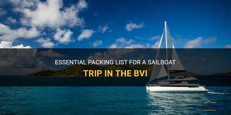 Essential packing list sailboat