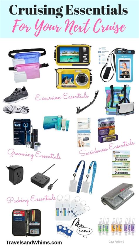 Essentials for a cruise