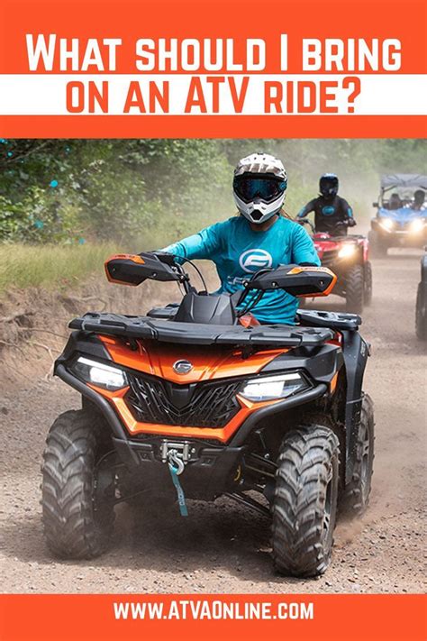 Essentials items atv tour