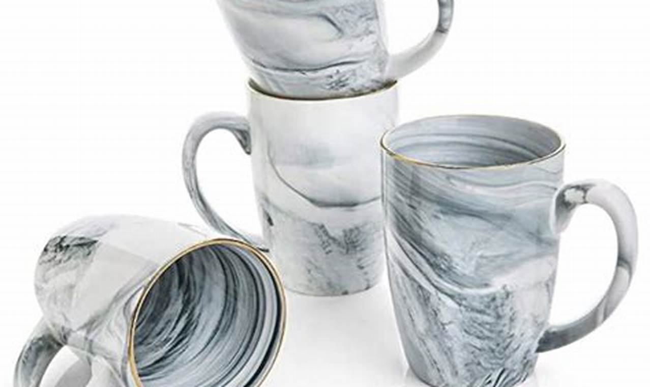 Essenza Asia Ceramic Mug Blue Marble