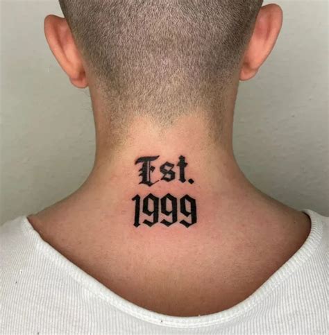 EST.1999 in 2020 Tattoos, Tattoo quotes, Body art