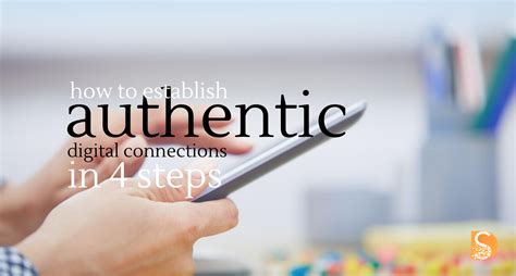 Establish Authentic Connections