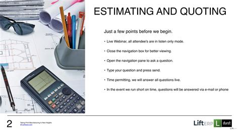 Estimating and Quoting