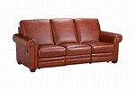 Ethan Allen Leather Incliner Sofa