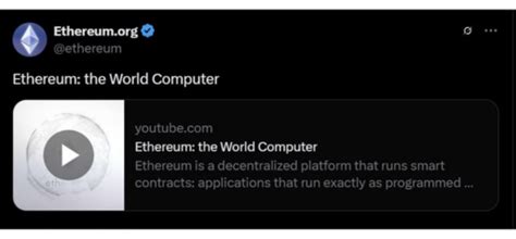 Ethereum (ETH) – The World Computer