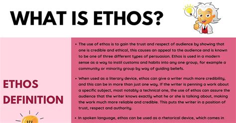 A Comprehensive Guide to Understanding the Intricacies of Ethos Definition in English: Unlocking the Art of Persuasion