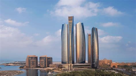 Etihad Towers panoramic view