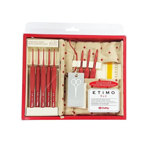 Etimo Red Crochet Hooks