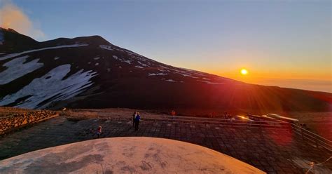 Etna Sunset Spectacle