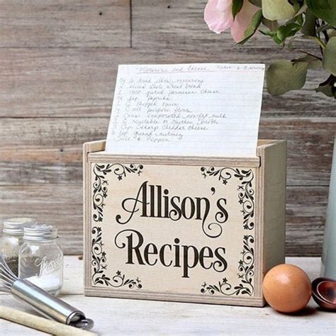 Etsy Recipe Box