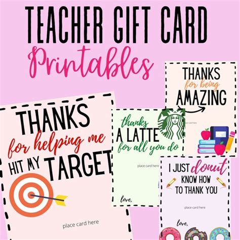 Etsy Teacher Appreciation Printables