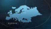 Europakarte Animation