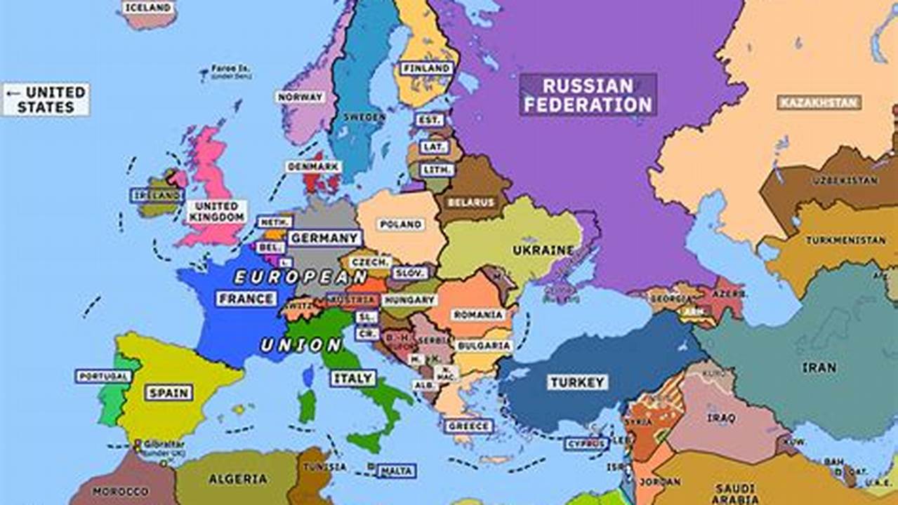 Europe Map 2024