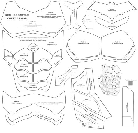 Eva Foam Armor Templates Free