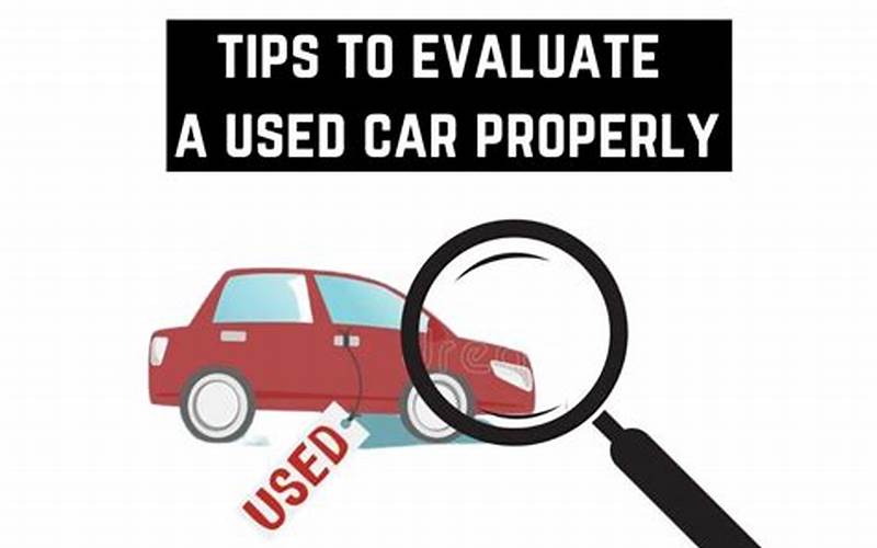 Evaluating A Used Car