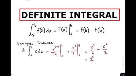 Mastering Integration: A Comprehensive Guide to Evaluating Definite Integrals