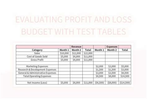 Evaluating Needs and Budget