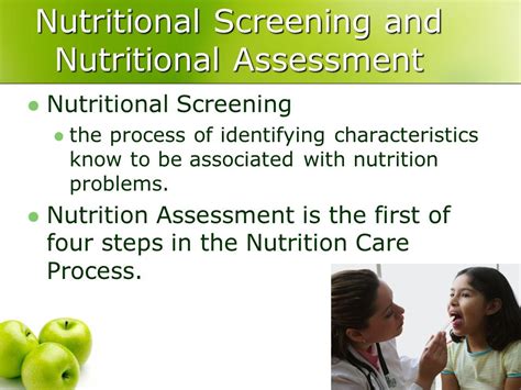 Evaluating Nutritional Status Using Diagrams