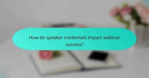 Evaluating Speaker Credentials