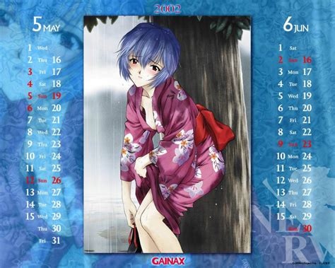 Evangelion Calendar 2001